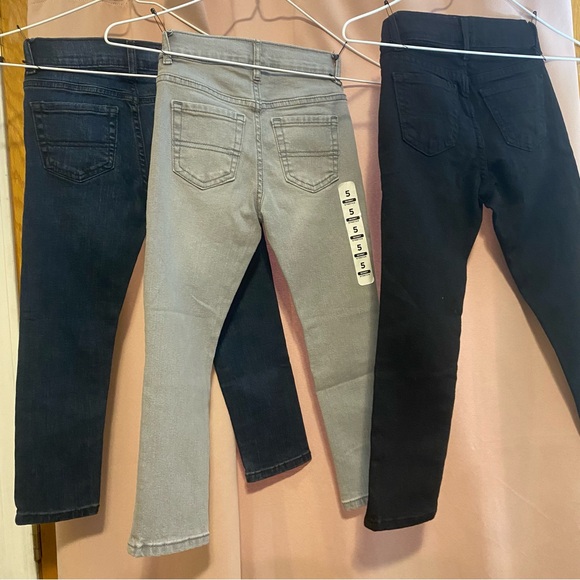 Children’s Place Size 5 Unisex Kids Skinny Jeans Lot - Picture 5 of 12